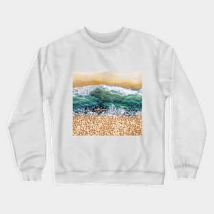 Sand beach glitter Crewneck Sweatshirt